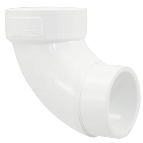 NIBCO 1-1/2 in. PVC DWV 90-Degree Spigot x Hub Street Elbow (10-Pack)