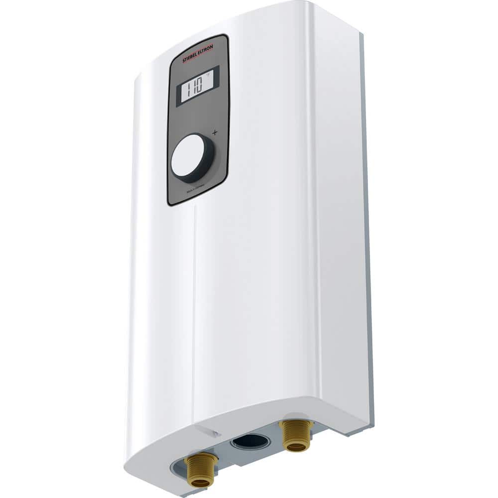 Compact White Electric Tankless Water Heater for Under Sink