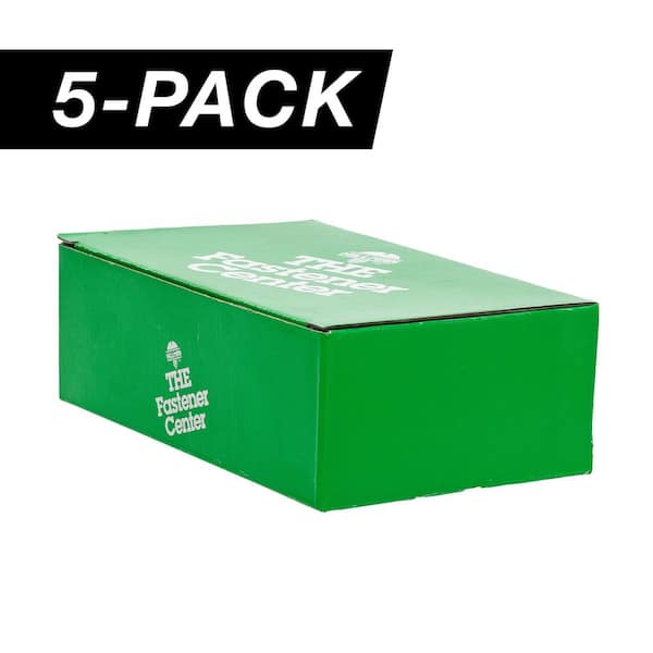 5-Pack 1/4 in. x 6 in. Phillips Drive Flat Head Tapper Concrete Screw  (500-Piece)