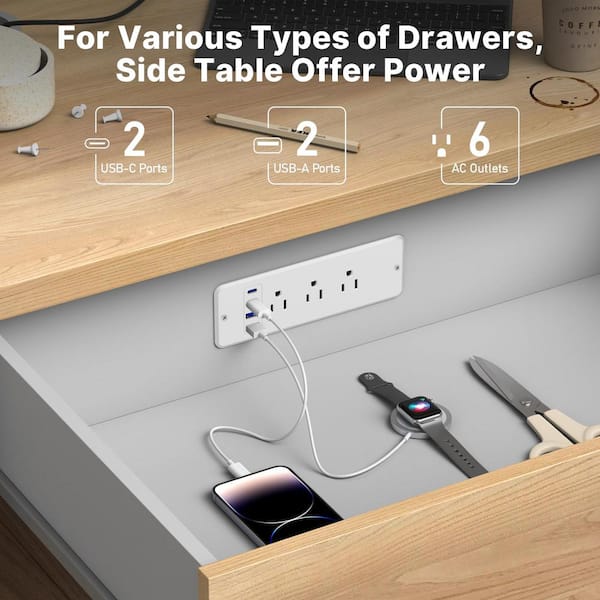 Modern Power Charging Hub, Industrial Electrical Extension sale Cord Outlet Station, Desk Accessories, Nightstand Decor & Home Office Gift Ideas