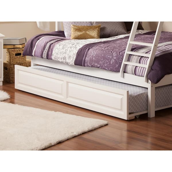 AFI Raised Panel Trundle Twin White