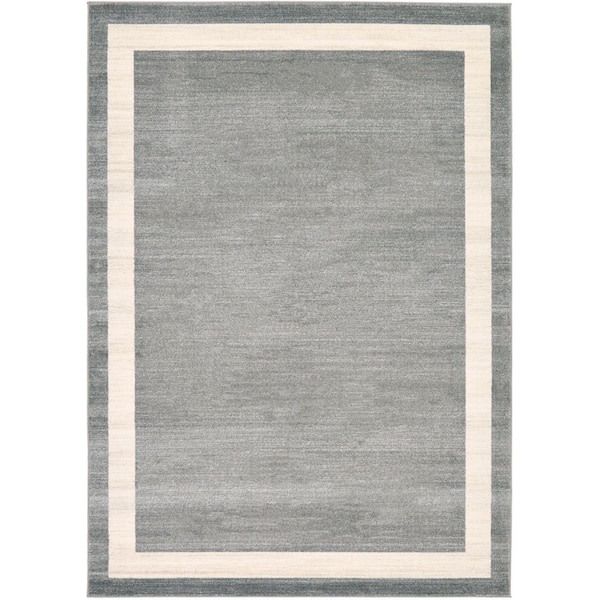 Unique Loom Del Mar Maria Gray 7' 0 x 10' 0 Area Rug