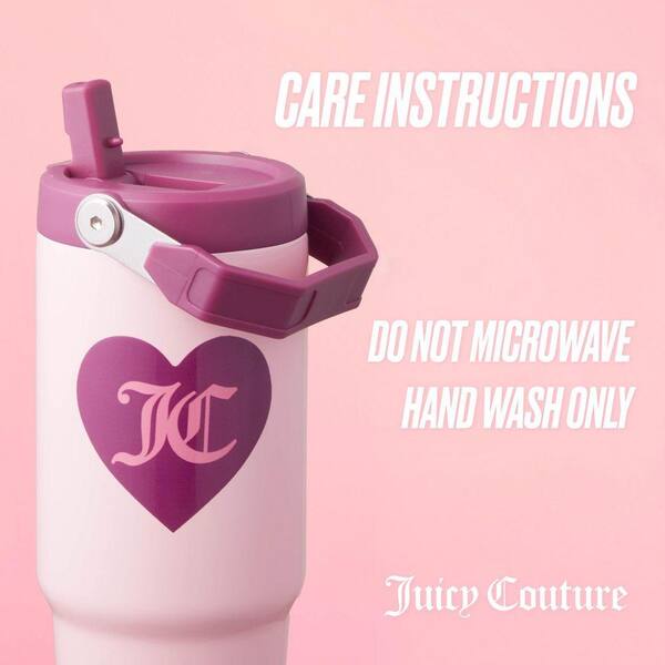 JUICY COUTURE Flip Flow Mommy & Me 20 oz / 30 oz Light Pink