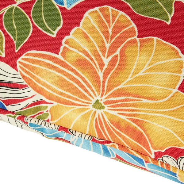 Greendale Home Fashions 25 in. x 47 in. 2-Piece Deep Seating Outdoor Lounge Chair  Cushion Set in Breeze Floral OC7820-BREEZE - The Home Depot