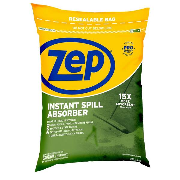 Zep 3 Lbs Instant Spill Absorber Zuabs3 The Home Depot
