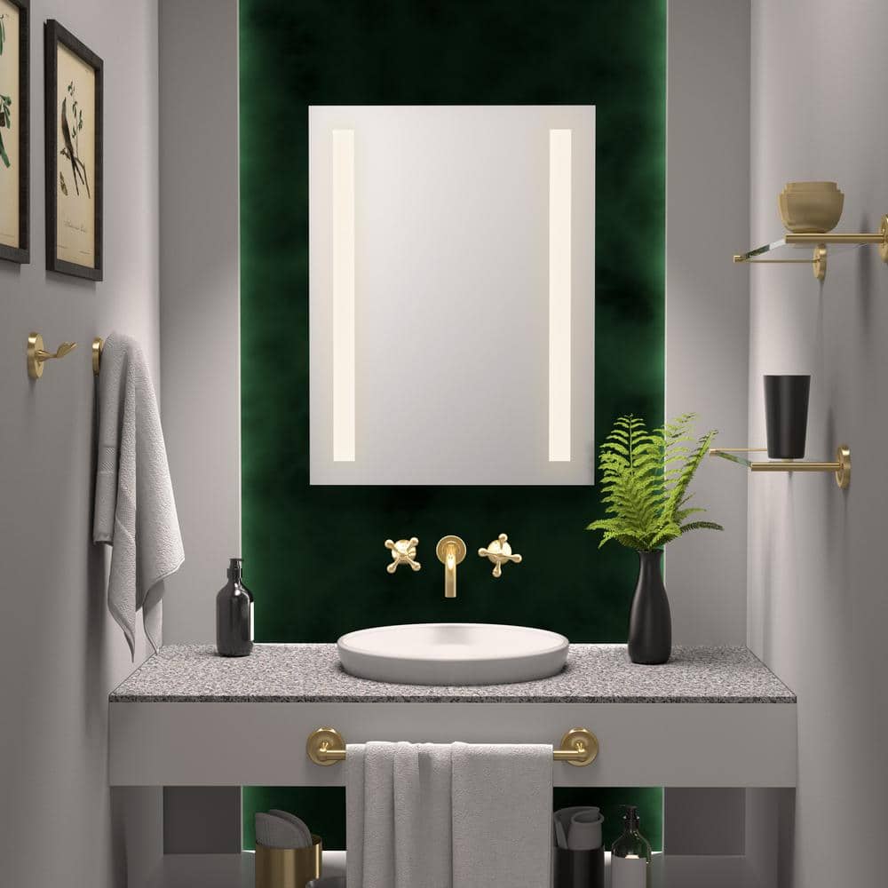 Brushed Brass Wall Mounted Double Robe Hook