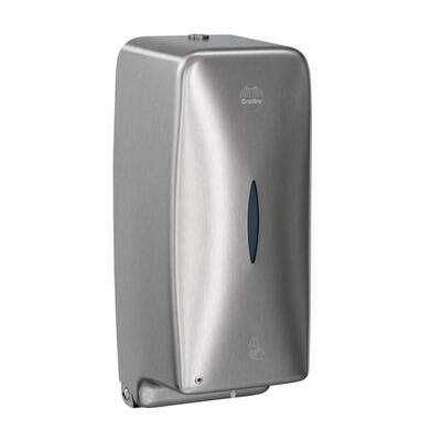 Bradex Diplomat 800 ml Brushed Stainless Foam Soap or Hand Sanitizer Dispenser