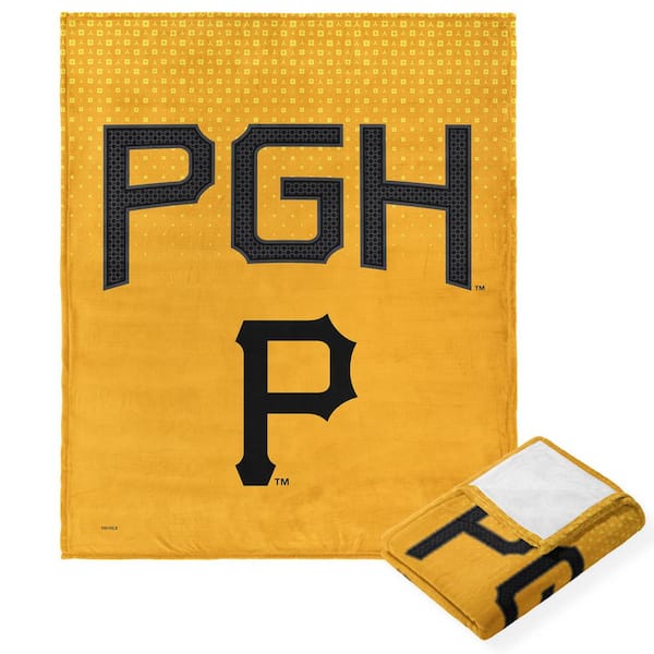 THE NORTHWEST GROUP MLB Pirates City Connect Polyester Silk Touch Multi-Color Throw Blanket