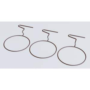 MPG 7.75 in. dia x 2.75 in. H Brown Metal Short Fence Small Pot Hanger (Set  of 3) MTL8007 - The Home Depot