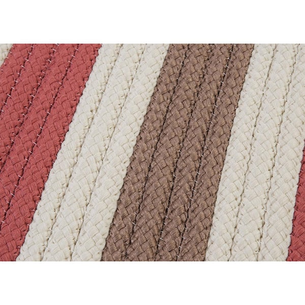 Baxter Terracotta 12 ft. x 12 ft. Square Braided Indoor/Outdoor Patio Area Rug
