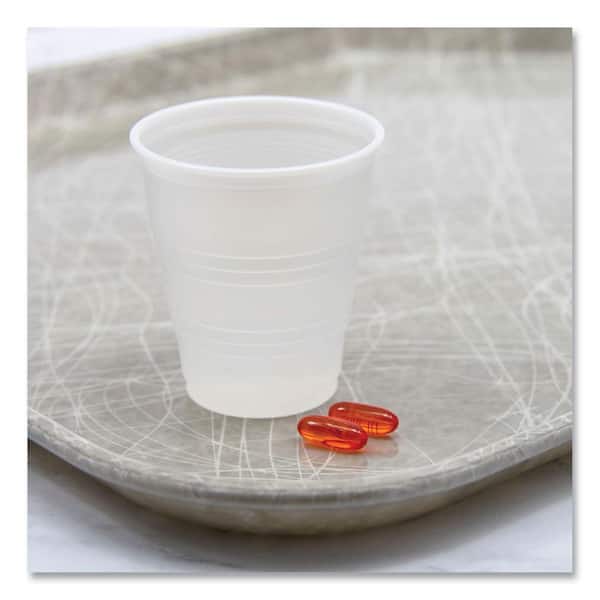 DART Translucent 5 oz. Disposable High-Impact Polystyrene (HIPS) Plastic  Cups, Cold Drinks (100 Per Case) DCCY5PK