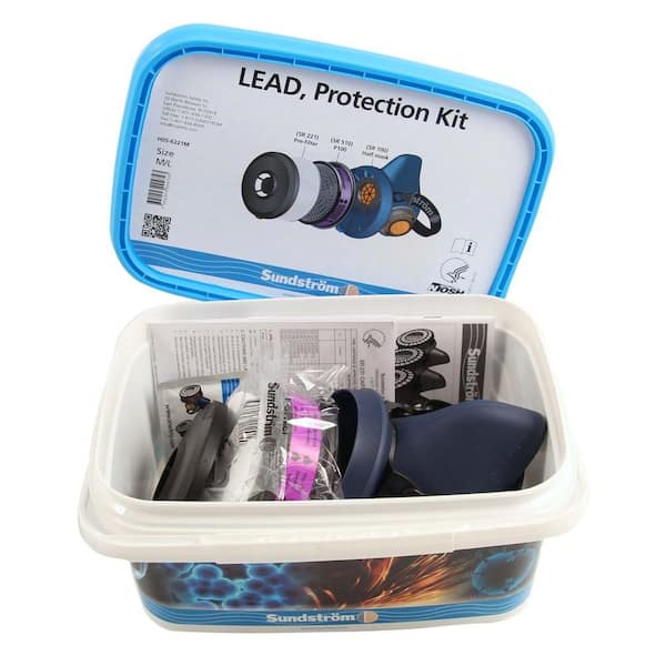 Sundstrom Safety Lead Protection Kit - Half Mask Respirator Kit for Lead Abatement-DISCONTINUED