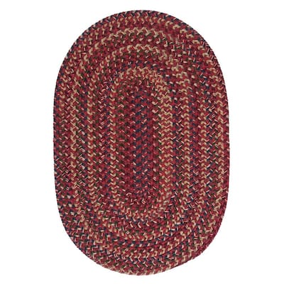 Winchester Brick 11 ft. x 14 ft. Oval Moroccan Area Rug