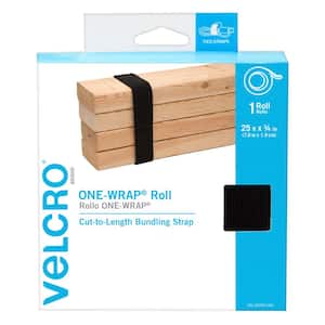VELCRO 4 in. x 2 in. Industrial Strength Strips in Black (4-Pack)  VEL-90209W-USA - The Home Depot