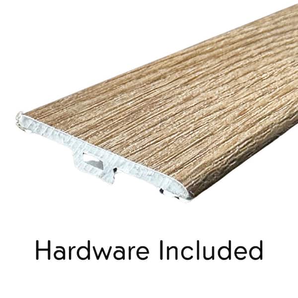 Deco Products Hydrostop Miami Waves 0.2 in. T x 1.8 in. W x 94 in. L Waterproof PVC T-Molding