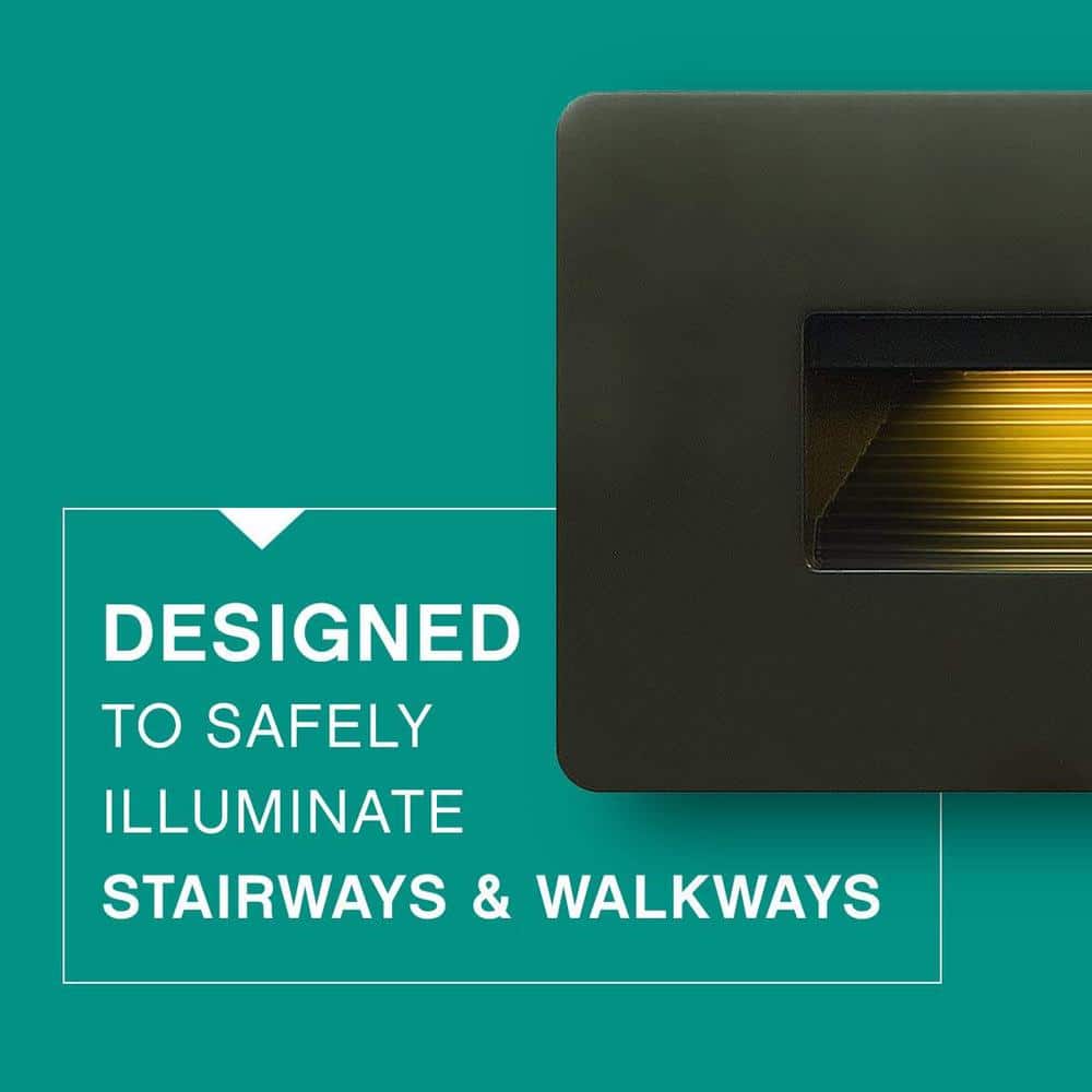Bronze 4.5" Integrated LED Step Light