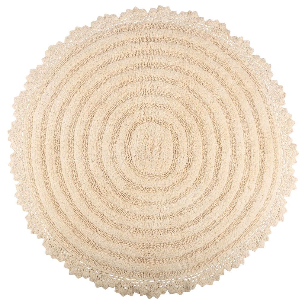 Beige Natural 2-Piece Cotton Bath Mat Set price history on PriceWatchPro