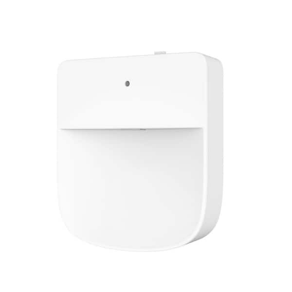 PRIVATE BRAND UNBRANDED Rectangle Soft White LED White Night Light with Automatic Dusk to Dawn and 2 Light Levels
