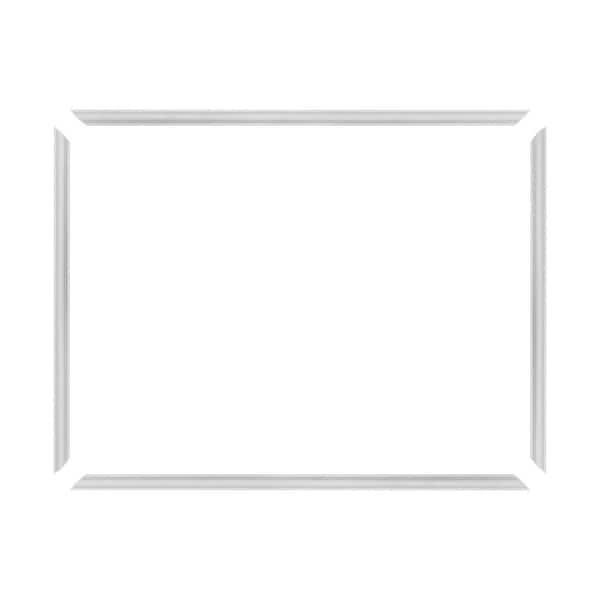 Trim Fast 5/8 in. D x 36 in. W x 48 in. L Unfinished Polystyrene, Pre-mitered, Wall Panel Moulding Frame, Peel & Stick