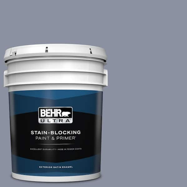 BEHR ULTRA 5 gal. #620F-4 Violet Shadow Satin Enamel Exterior Paint & Primer