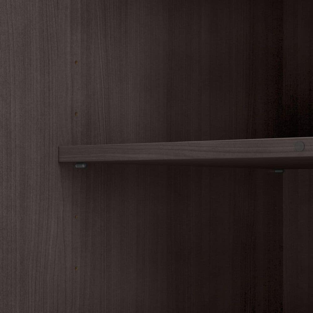 Storm Gray 34-Inch Freestanding Office Storage Cabinet with Adjustable Shelves