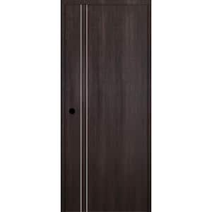 Optima 2V DIY-Friendly 32 in. x 84 in. Right-Hand Solid Core Veralinga Oak Composite Single Prehung Interior Door