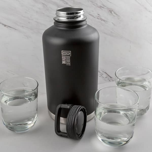 HYDRAPEAK Active Chug 32 fl. oz. Black Triple Insulated Stainless Steel Water  Bottle HP-Wide-32-Black-Chug - The Home Depot