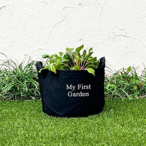 3 Gal. Portable Outdoor Grow Bag My First Garden Kit with Vegetable and Herb Plants
