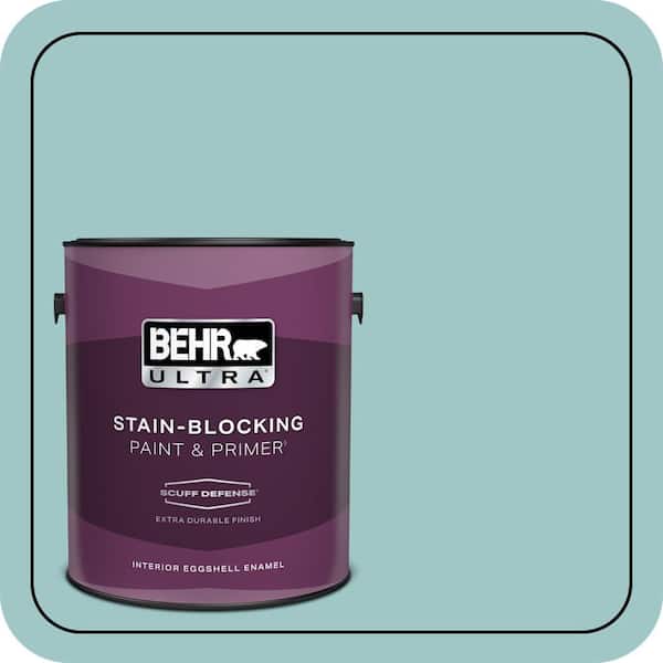 BEHR ULTRA 1 gal. Home Decorators Collection #HDC-SP16-08 Blue Bell Extra Durable Eggshell Enamel Interior Paint & Primer