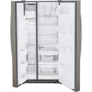 23.0 cu. ft. Side by Side Refrigerator in Slate, Standard Depth