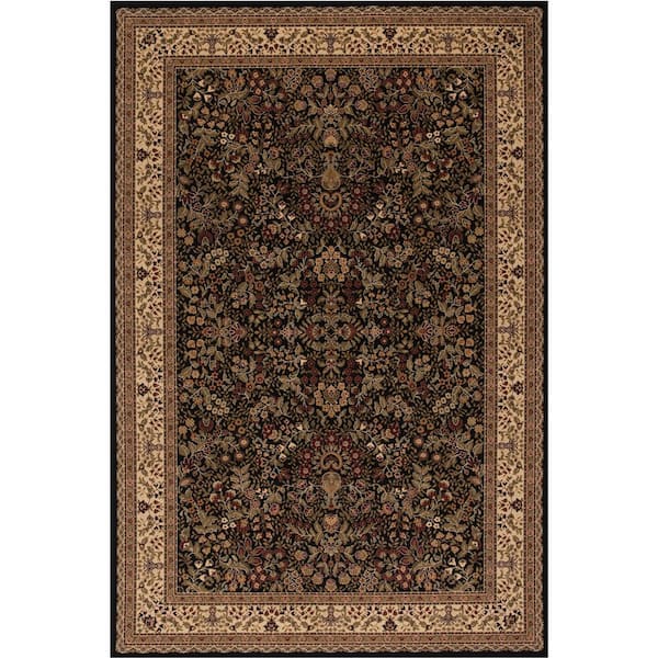 Concord Global Trading Persian Classics Sarouk Black 5 Ft. X 8 Ft. Area 