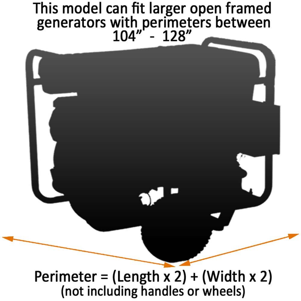XL Tan Extreme Weatherproof Generator Running Cover