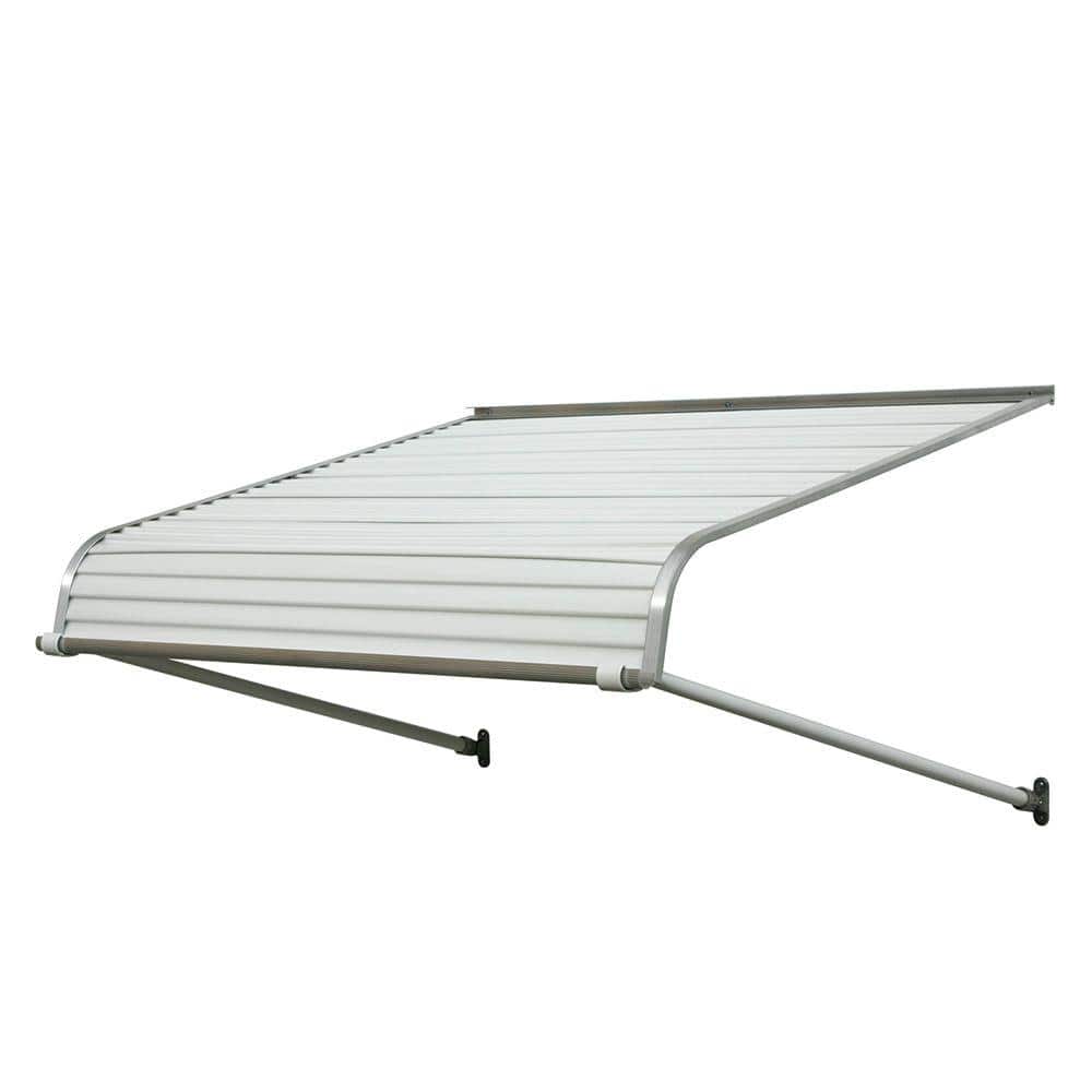3 ft. 1100 Series Door Canopy Aluminum Fixed Awning (12 in. H x 42 in. D) in White price history on PriceWatchPro