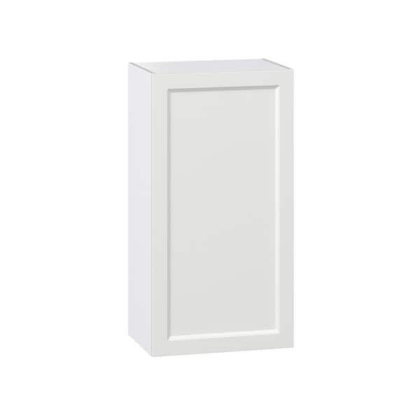 J COLLECTION Laramie 21 in. W x 14 in. D x 40 in. H Assembled Wall Kitchen Cabinet in Painted Bright White