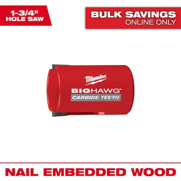 Milwaukee 1-3/4 in. Big Hawg Carbide Hole Saw