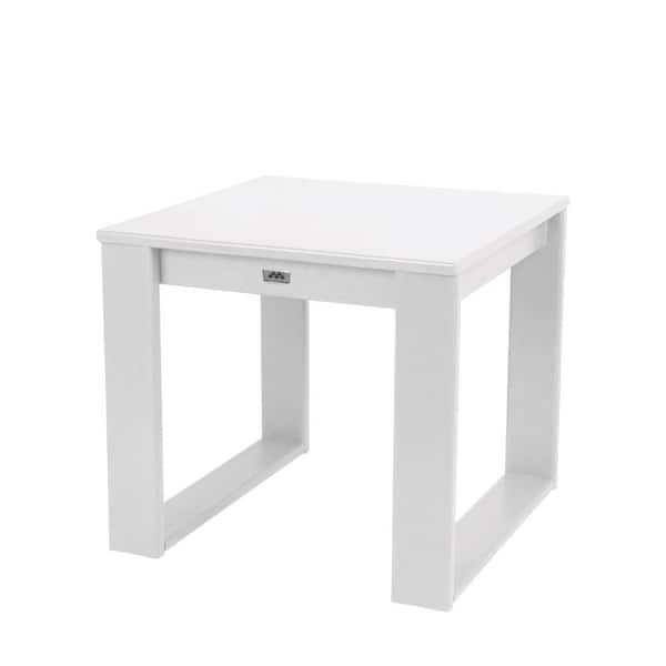 NewTechWood Modern Side Table in Ivory