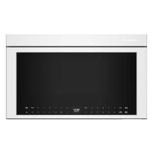 30 in. 1.1 cu. ft. Over-the-Range Microwave in White with Flush Built-In Design