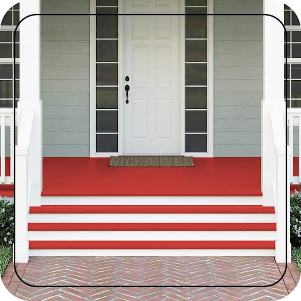 1 gal. #P170-7 100 Mph Textured Low-Lustre Enamel Interior/Exterior Porch and Patio Anti-Slip Floor Paint
