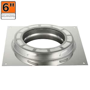 6 in. x 1 in. Anchor Plate for Double Wall Chimney Pipe