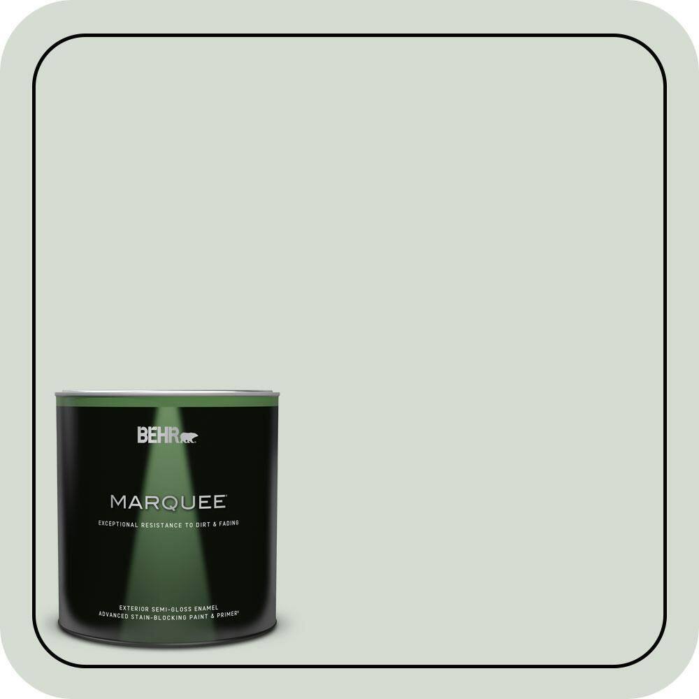 1 qt. #ICC-95 Soothing Celadon Semi-Gloss Enamel Exterior Paint & Primer price history on PriceWatchPro