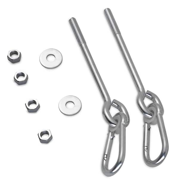 SWINGAN Machrus Swingan 6.5 in. Screw Swing Hanger With 4 in. Snap Hook Set of 2