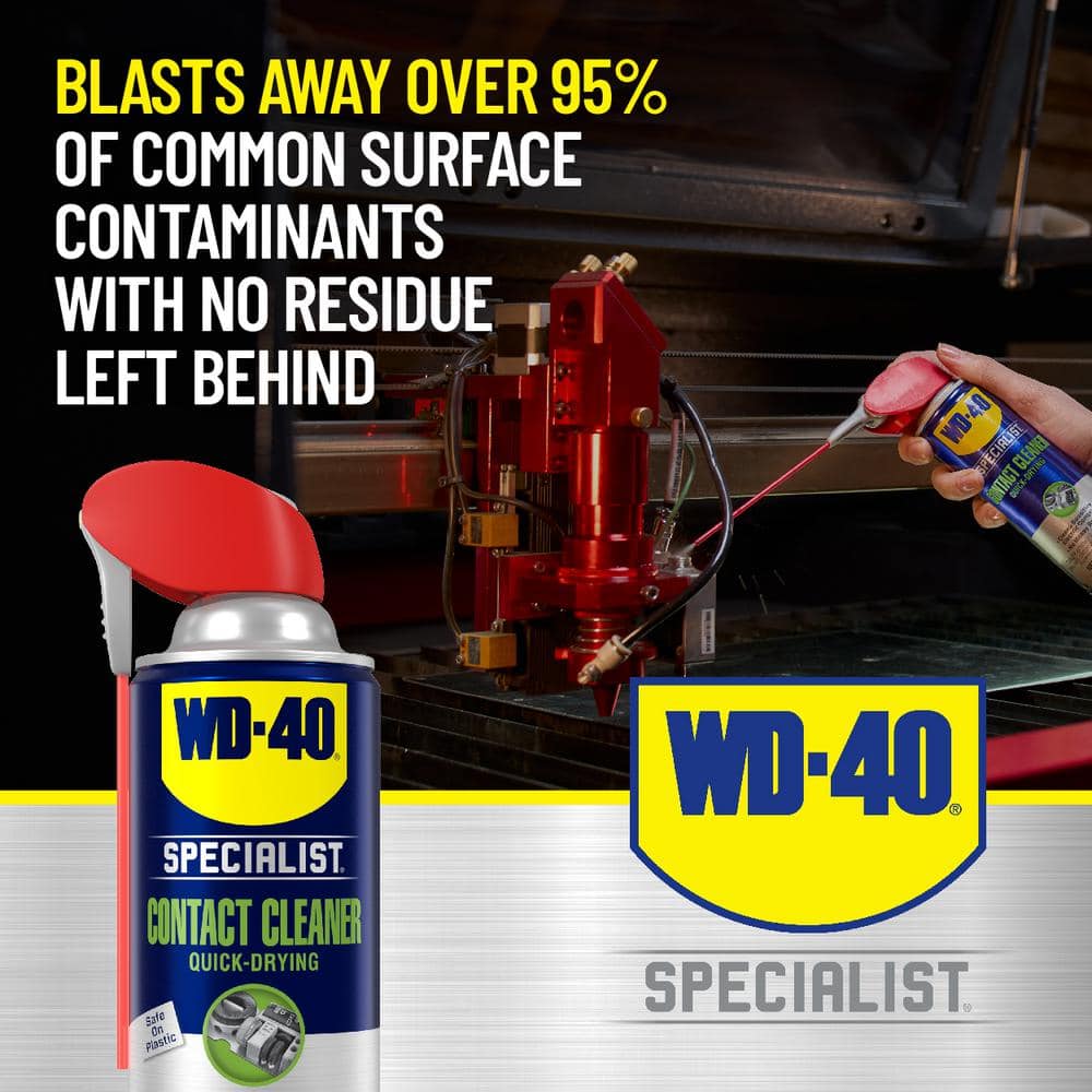 WD-40 Specialist Quick-Drying Contact Cleaner Spray, 11 oz
