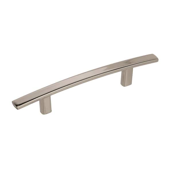 Amerock Cyprus 3-3/4 in. (96mm) Modern Polished Nickel Arch Cabinet Pull