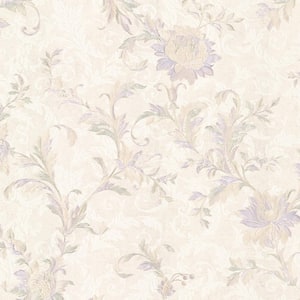 Lulu Lavender Jacobean Trail Wallpaper