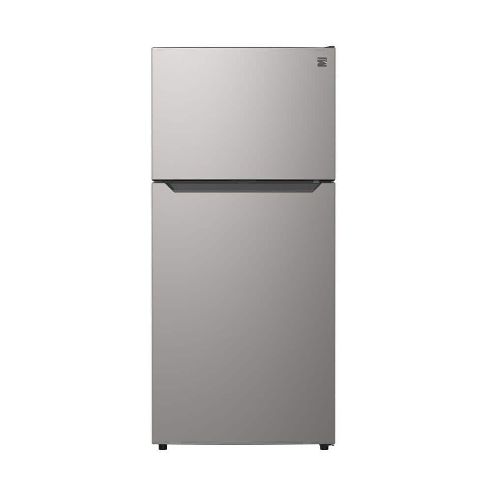 30 in. 18.1 cu. ft. Top Freezer Refrigerator in Metallic Steel with E-Star