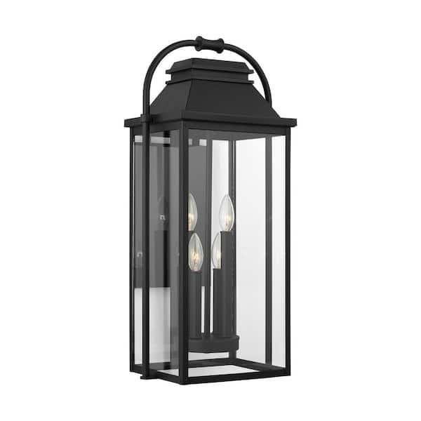 Generation Lighting Warren Small 8.5 in. W 2-Light Textured Black