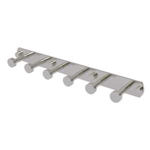 Fresno Collection 6-Position Tie and Belt Rack in Satin Nickel