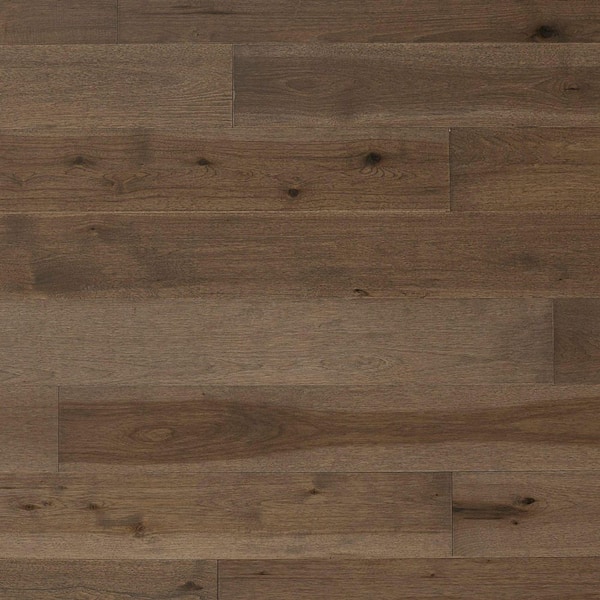 Cannon XL Hickory 1/2 in. T x 7.5 in. W Tongue and Groove Wire Brushed Engineered Hardwood Flooring (31.09 sqft/case)