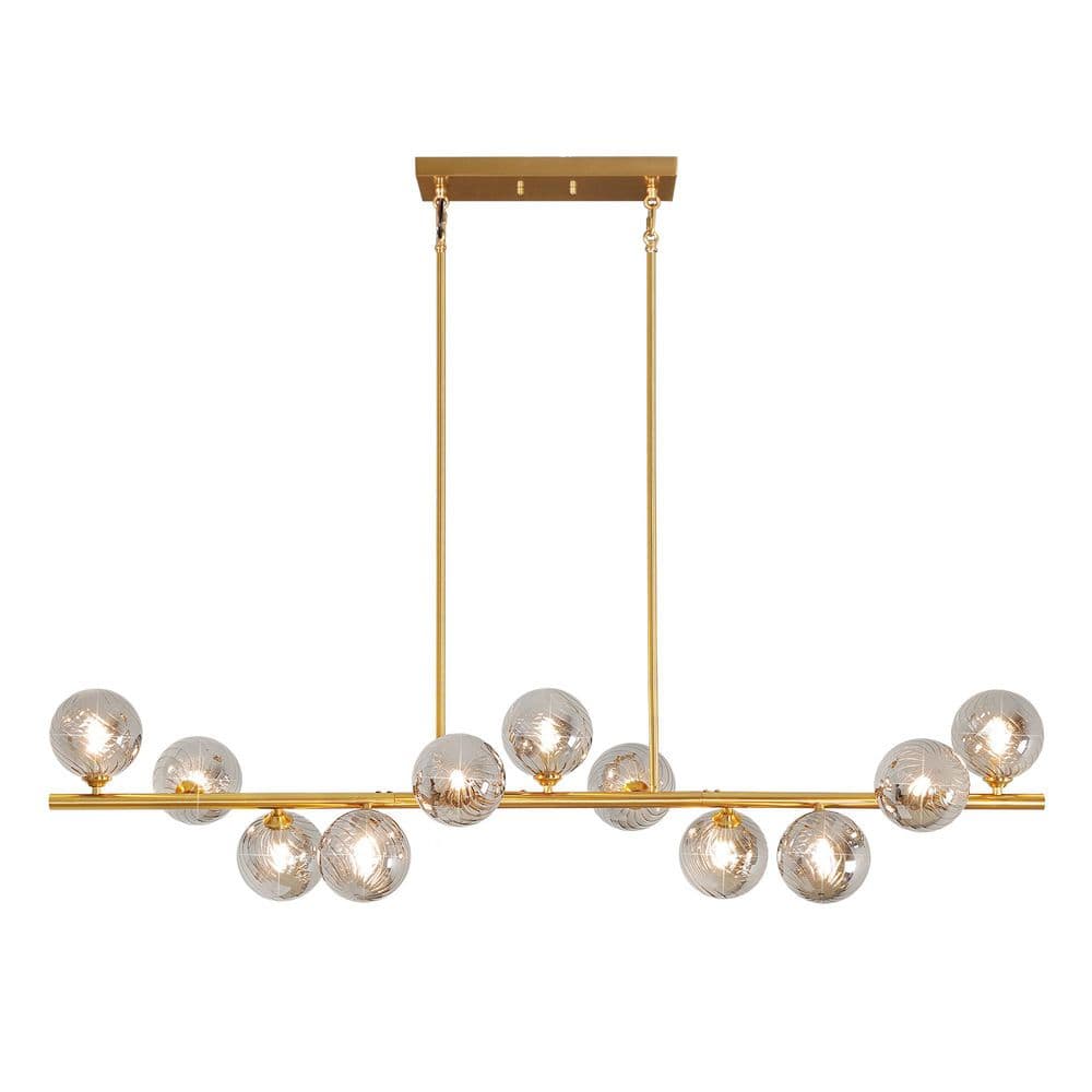 11 light Gold Sputnik Glass Blubble Chandelier Island Lights for Kitchen Dining Room with no bulbs included price history on PriceWatchPro