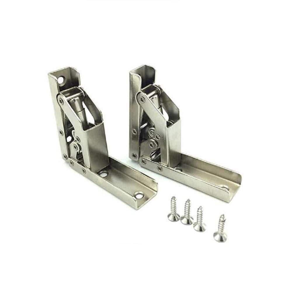 2-Pieces 180° Hydraulic Folding Hinge, Frameless Cabinet Door Concealed Hinge, Furniture Hardware Folding Table Hinge price history on PriceWatchPro